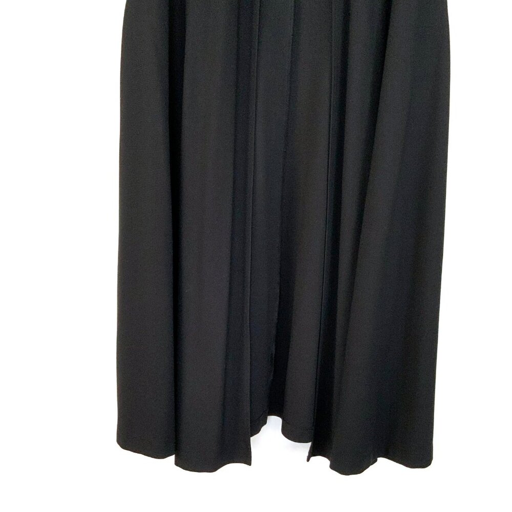 Bryn Walker Black Open Front Cardigan Long Vest Career Lagenlook Sz XL - Picture 11 of 16